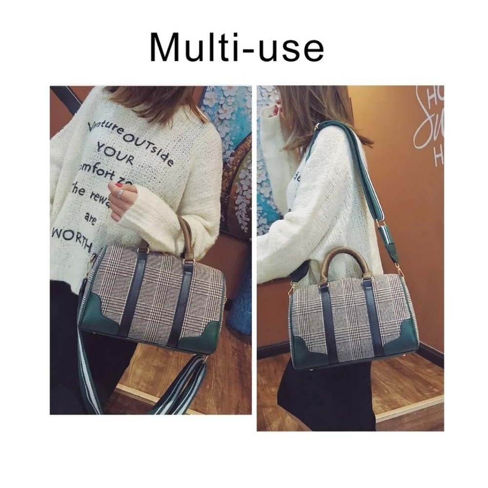 NEW LATINA Duffle Bag Shoulder Crossbody Purse - Picture 2 of 8
